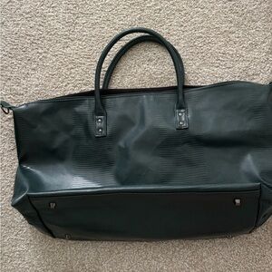 Elegant Green Men's Travel Bag